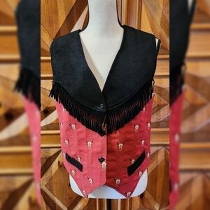 Handmade Western Vest Sz S/M